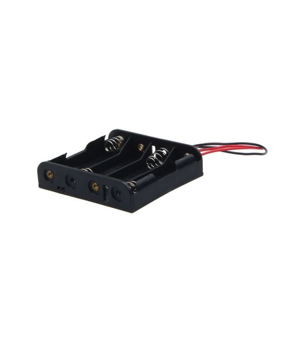 Contenedor de 4 baterias AA
