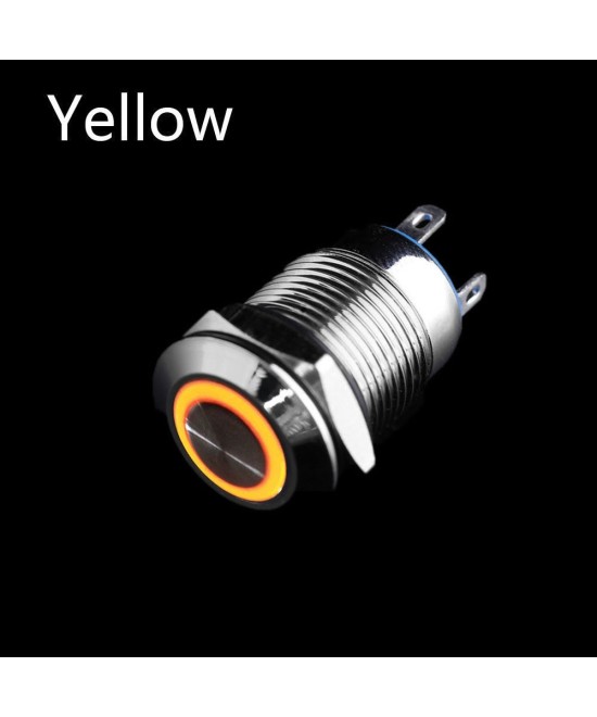 Pulsador con enclavamiento y Luz (NO)