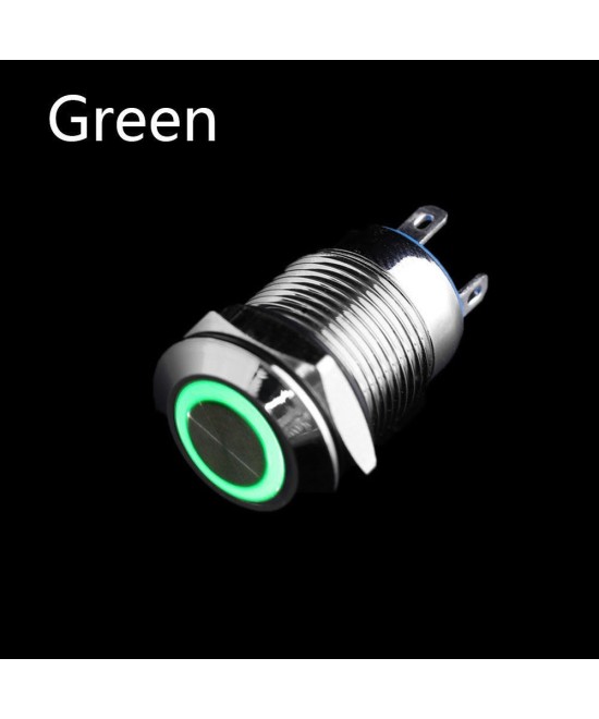 Pulsador con enclavamiento y Luz (NO)