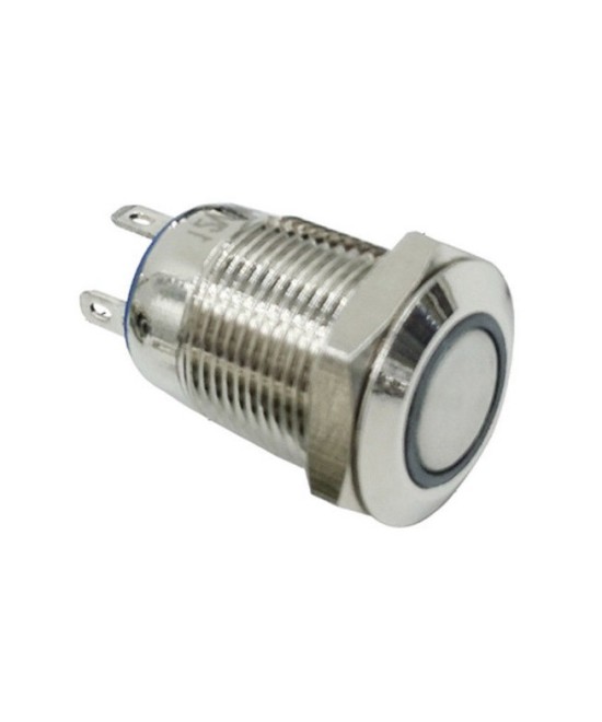 Pulsador con enclavamiento y Luz (NO)