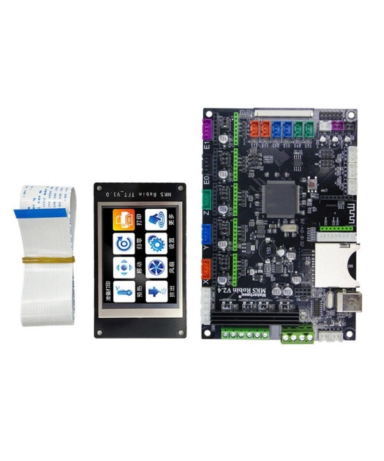 Tarjeta madre y pantalla para impresora 3D MKS Robin STM32