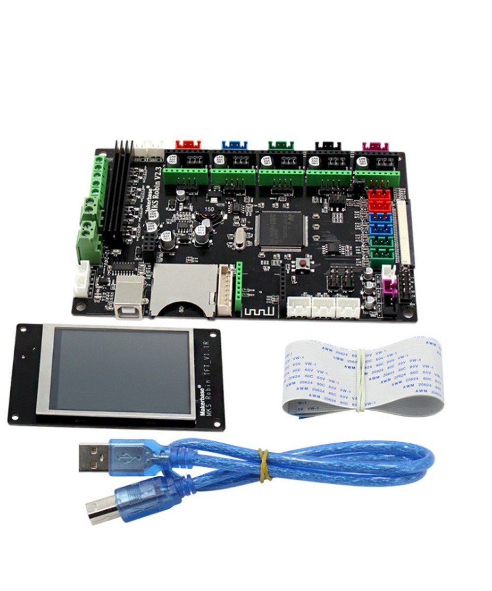 Tarjeta madre y pantalla para impresora 3D MKS Robin STM32