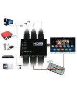 Splitter HDMI de cinco puertos