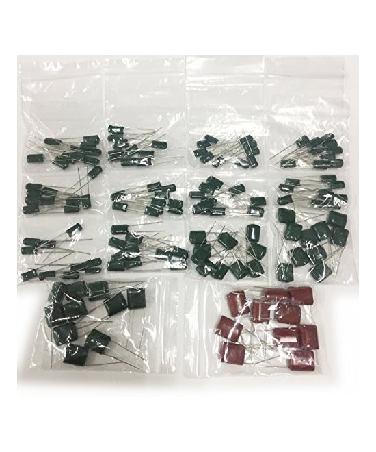Kit de capacitores ceramicos 630V 14 valores 140 unidades