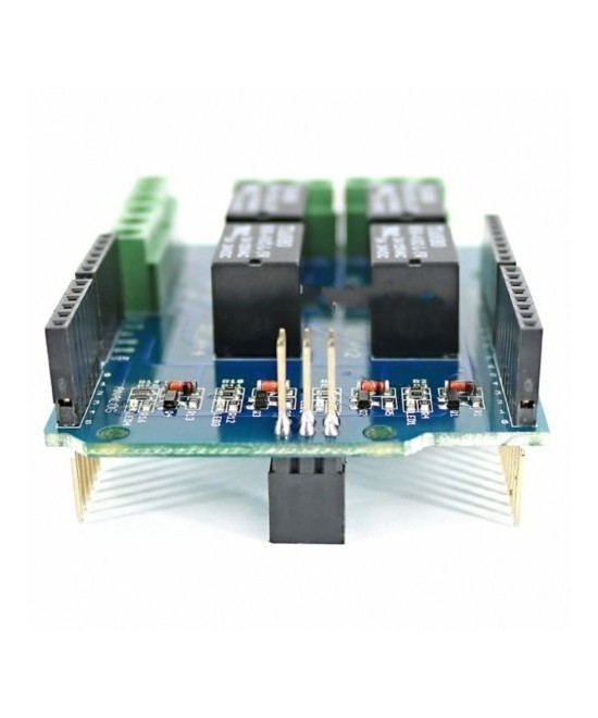 Shield de rele de cuatro canales