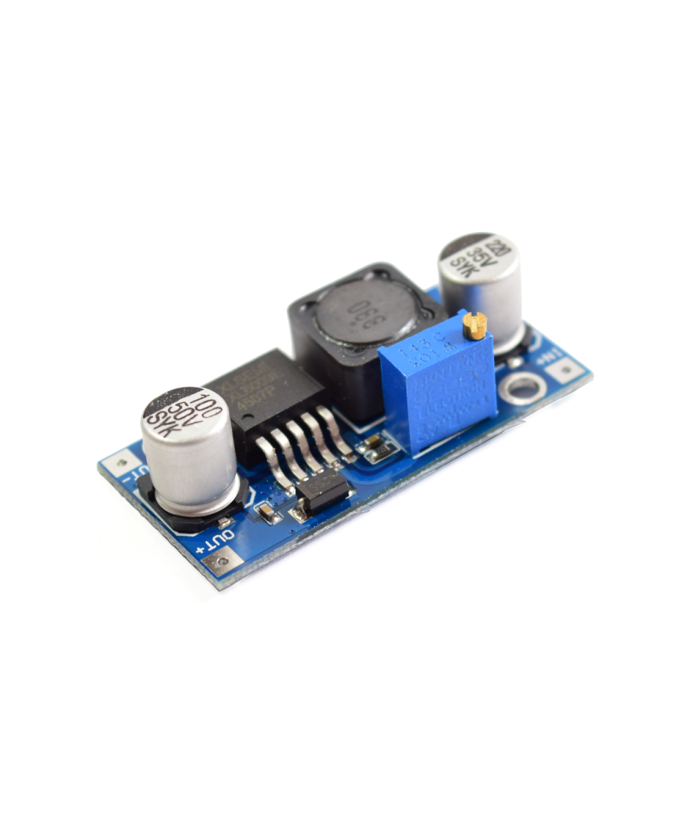 Estabilizador / regulador ascendente de voltaje DC-DC XL6009 5-35V 2A