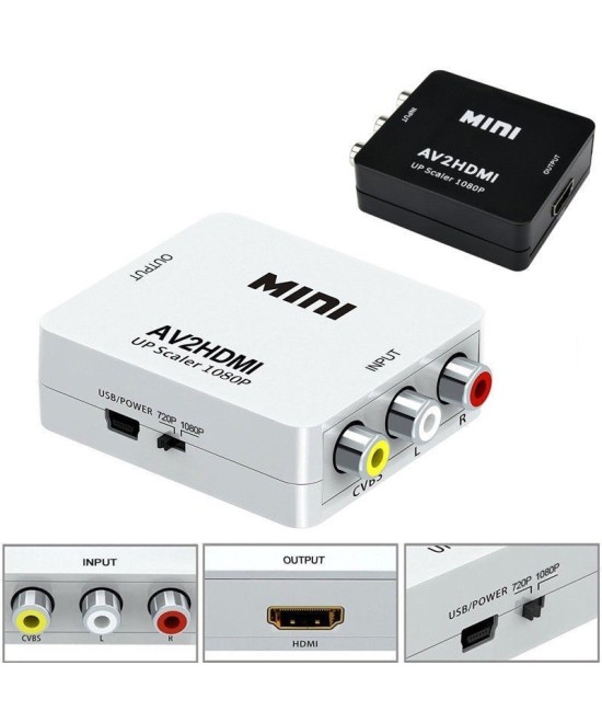 Convertidor de video de RCA a HDMI
