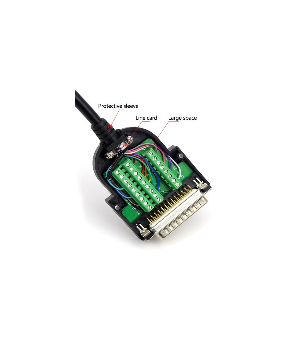 Conector hembra DB25 con tornillos