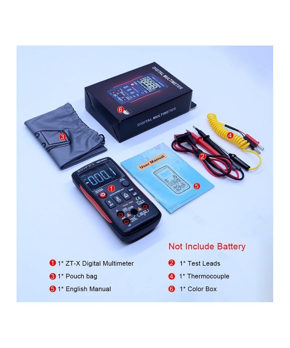 Multimetro autorango, frecuenciometro ZOYI ZT-X
