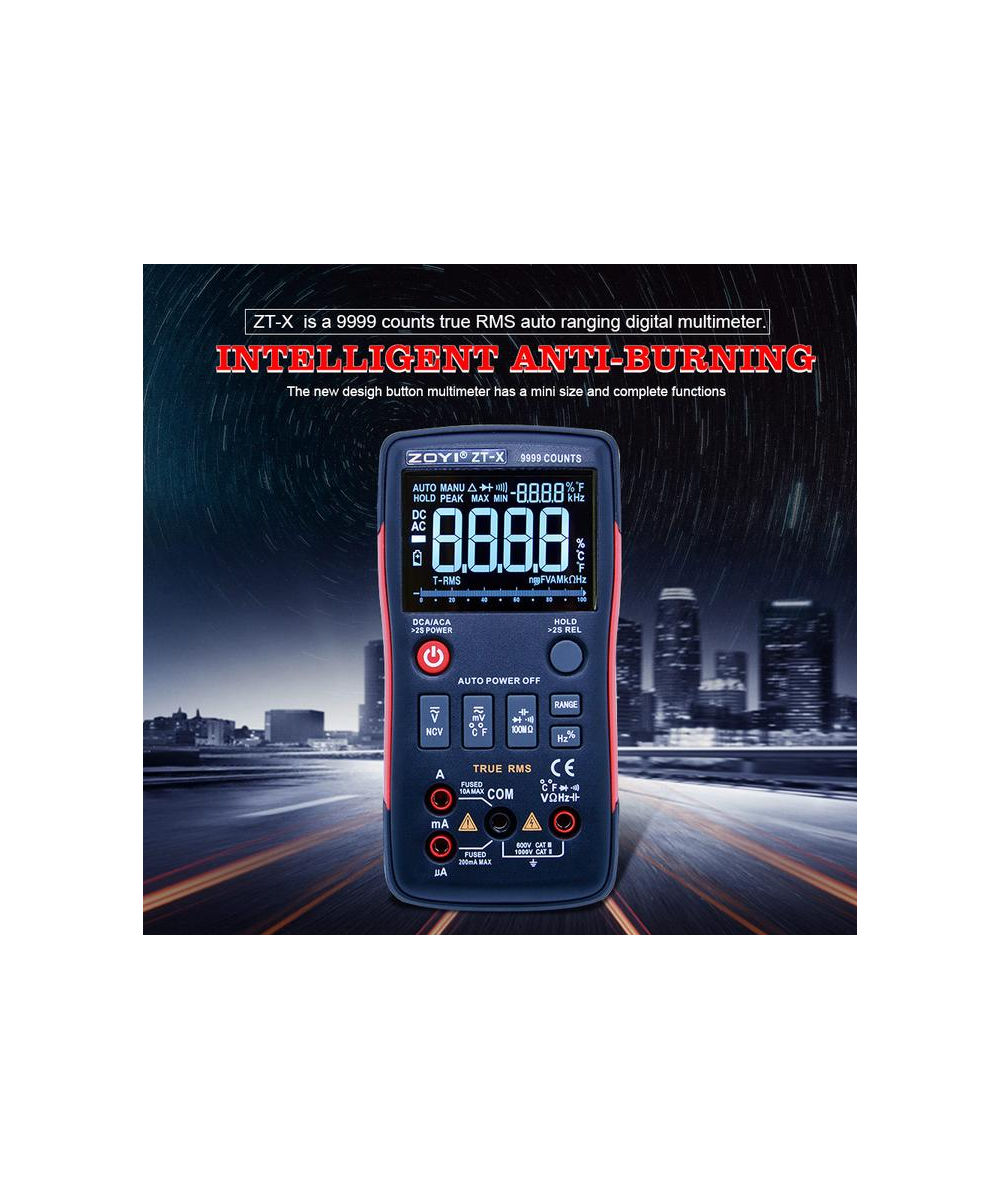 Multimetro autorango, frecuenciometro ZOYI ZT-X