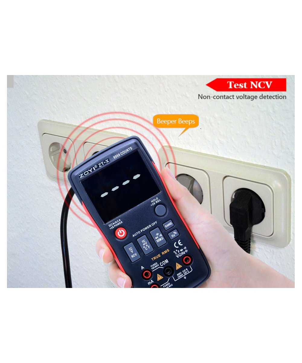 Multimetro autorango, frecuenciometro ZOYI ZT-X