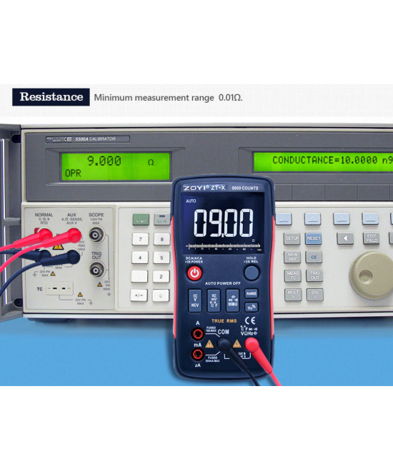 Multimetro autorango, frecuenciometro ZOYI ZT-X