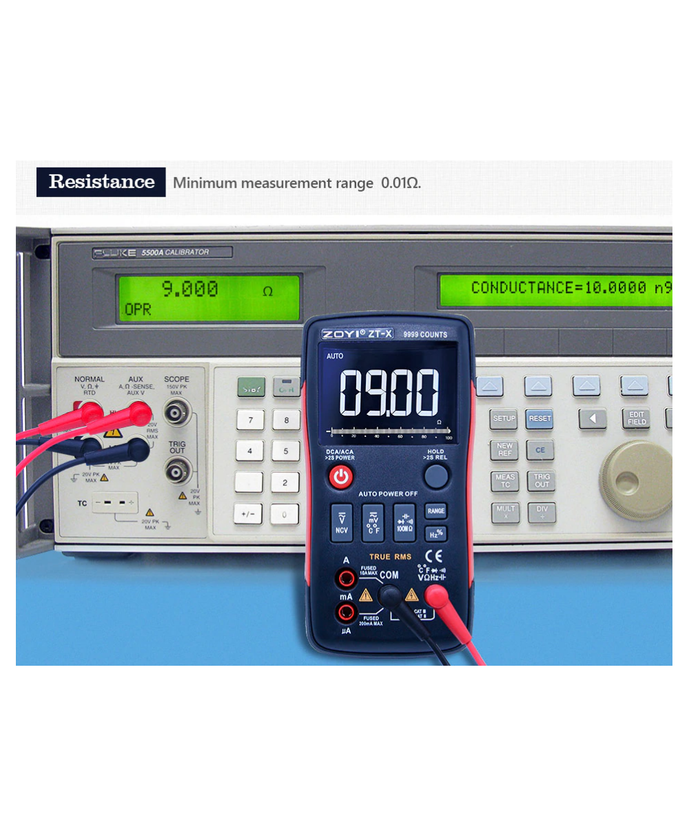 Multimetro autorango, frecuenciometro ZOYI ZT-X