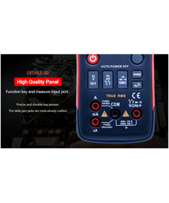 Multimetro autorango, frecuenciometro ZOYI ZT-X