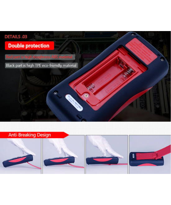 Multimetro autorango, frecuenciometro ZOYI ZT-X