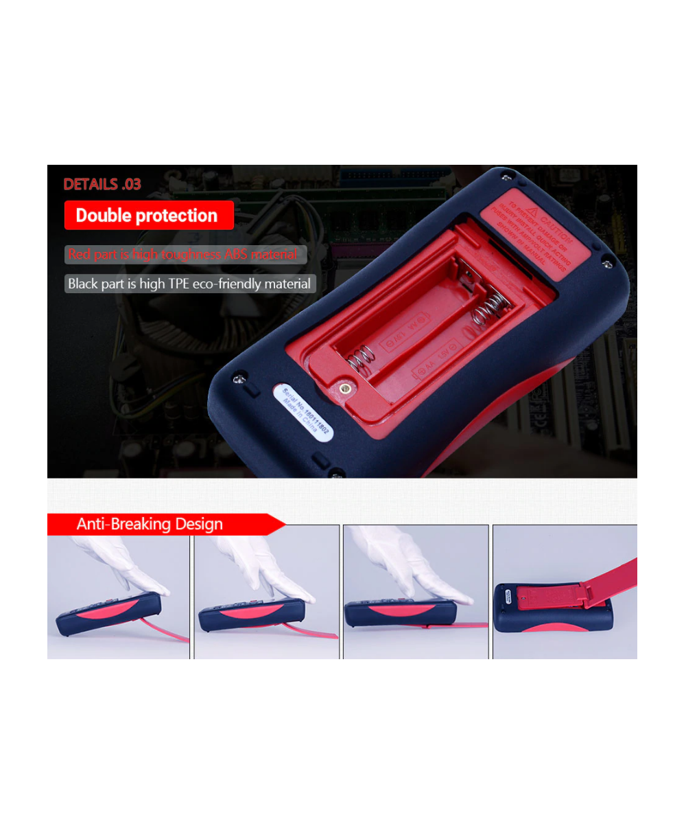 Multimetro autorango, frecuenciometro ZOYI ZT-X