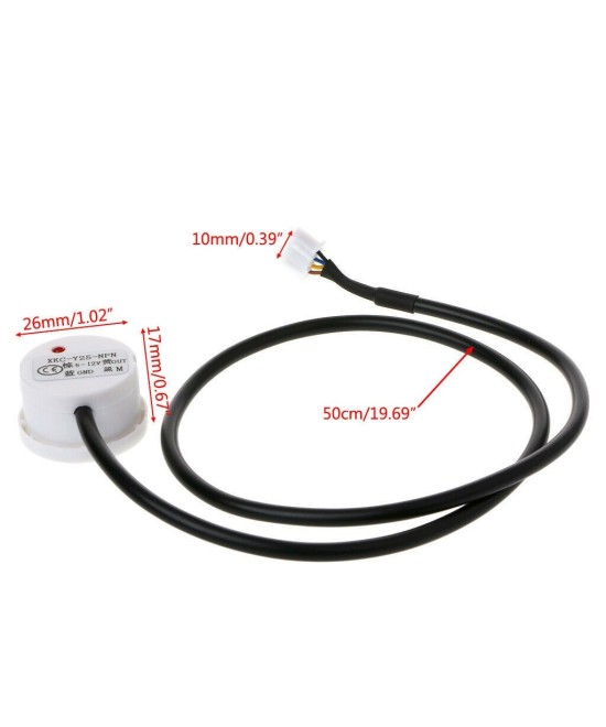 Sensor de nivel de liquidos capacitivo sin contacto XKC Y25 NPN 5-12V