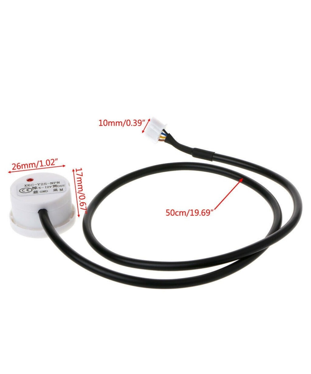 Sensor de nivel de liquidos capacitivo sin contacto XKC Y25 NPN 5-12V