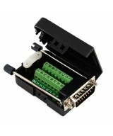 Conector macho DB15 con tornillos