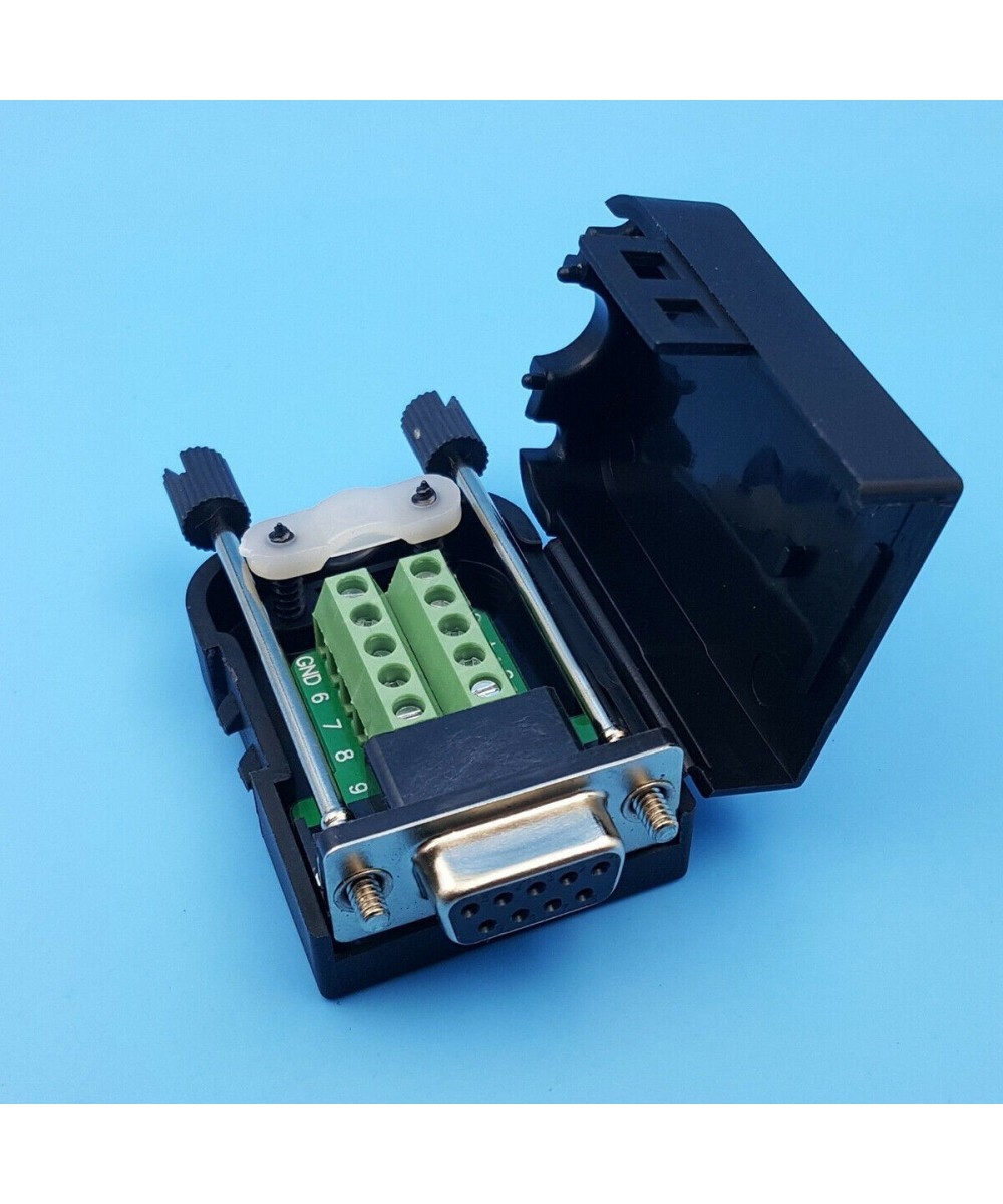 Conector DB9 hembra con tornillos