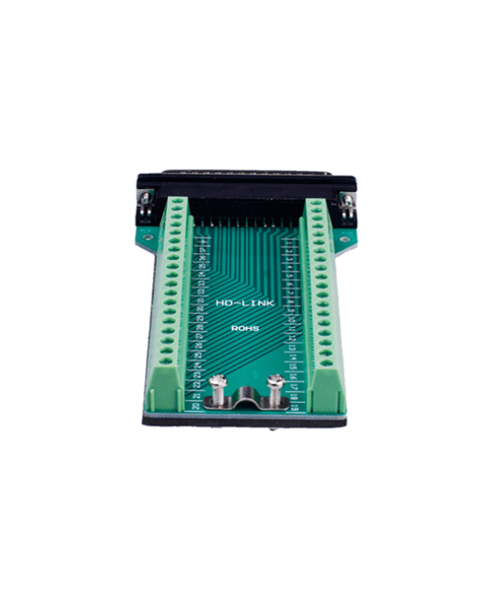 Conector DB37 macho con tornillos