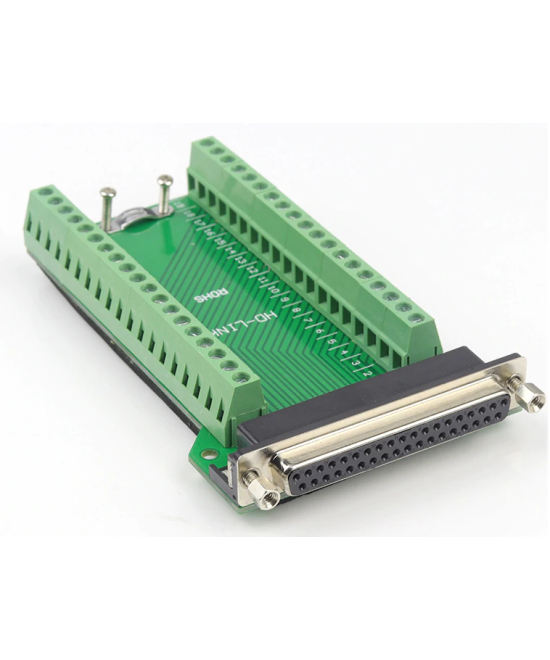 Conector DB37 hembra con tornillos