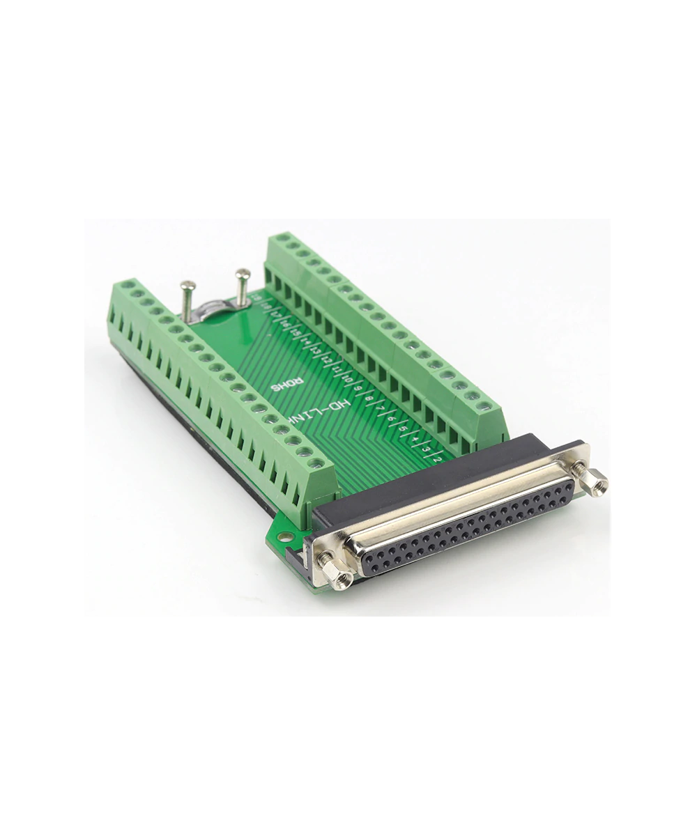 Conector DB37 hembra con tornillos