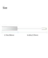 Adaptador de RED y HUB USB 3.0 de USB-C a RJ45 10/100M