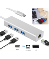 Adaptador de RED y HUB USB 3.0 de USB-C a RJ45 10/100M
