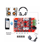 Tarjeta amplificador de audio bluetooth TDA7492P 50W X2