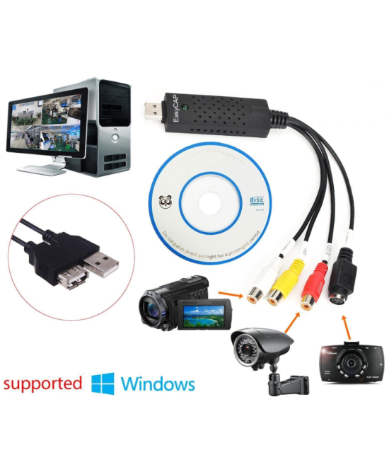 Capturadora de vídeo EasyCap RCA
