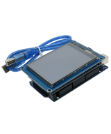 Tarjeta de Desarrollo Mega 2560 R3, Shield y Pantalla Touch 3.2 Pulgadas (Kit)