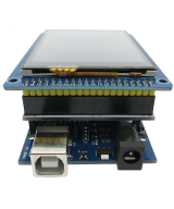 Tarjeta de Desarrollo Mega 2560 R3, Shield y Pantalla Touch 3.2 Pulgadas (Kit)