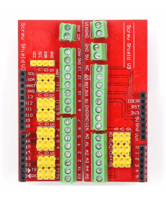 Shield con tornillos para arduino UNO