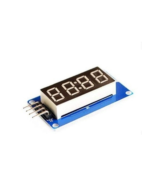 Pantalla de 4 bits TM1637 compatible con Arduino y Raspberry