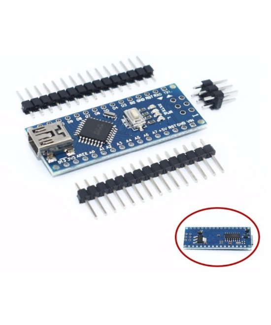 Microcontrolador compatible con Arduino NANO 3.0 sin soldar