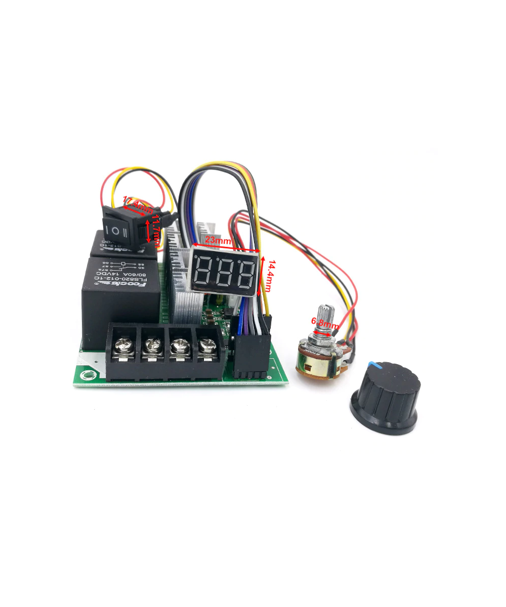 CONTROLADOR PWM DE MOTOR DC 40A DC 12V/24V/36V/48V