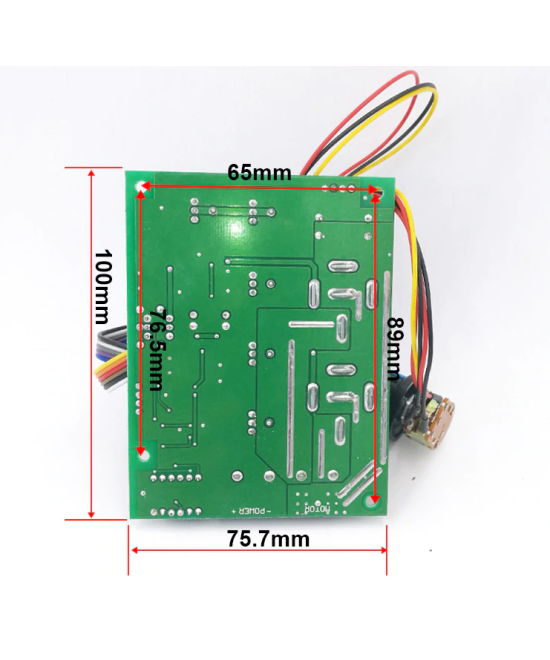 CONTROLADOR PWM DE MOTOR DC 40A DC 12V/24V/36V/48V