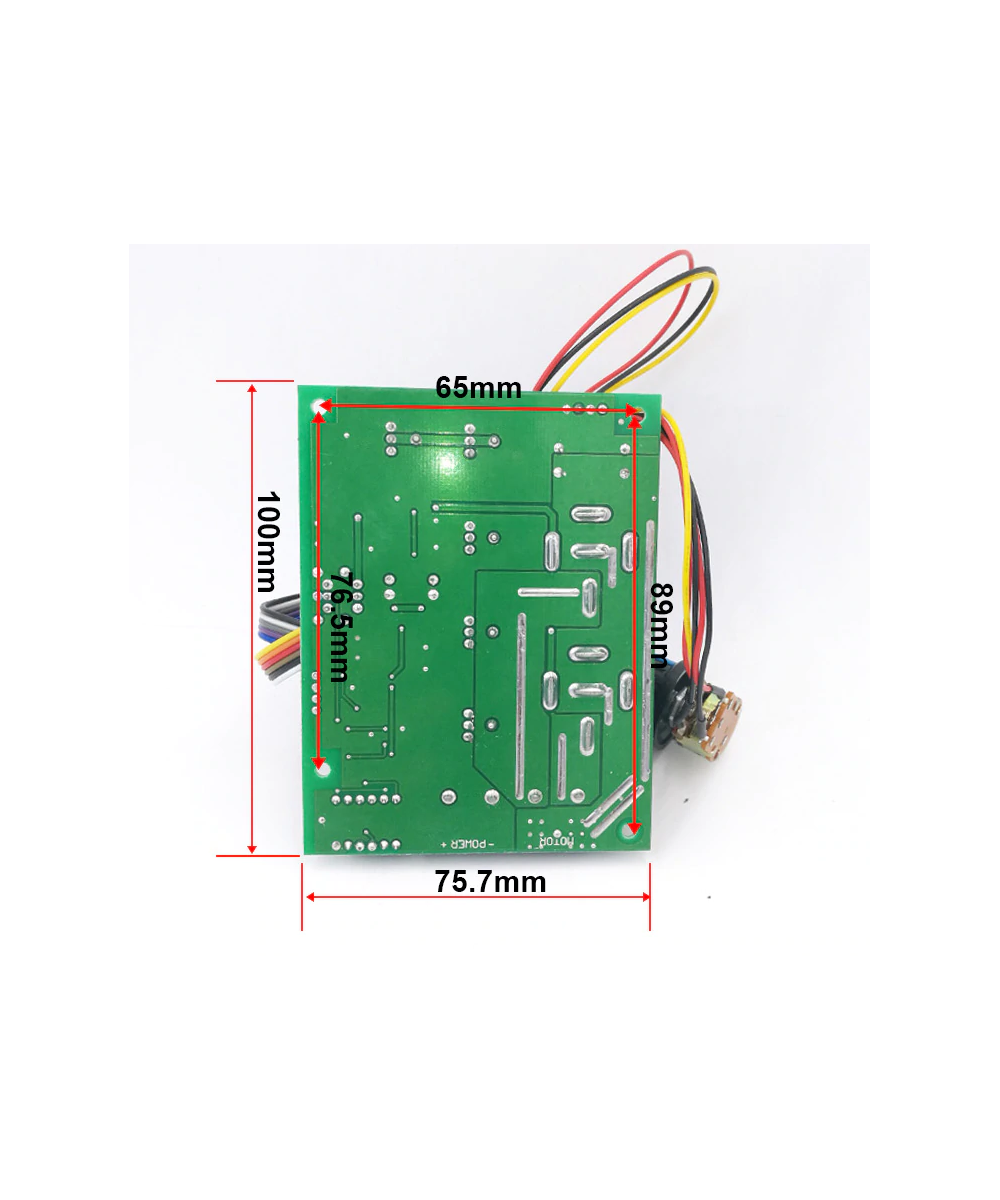 CONTROLADOR PWM DE MOTOR DC 40A DC 12V/24V/36V/48V