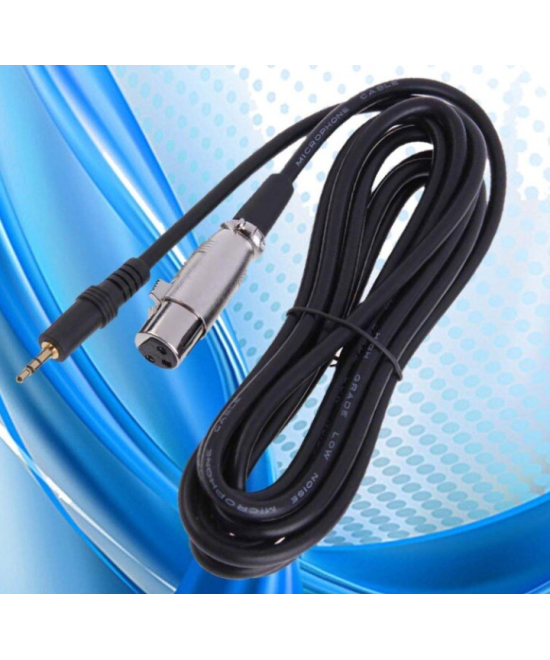 Cable XLR hembra a 3.5mm macho 1.5M