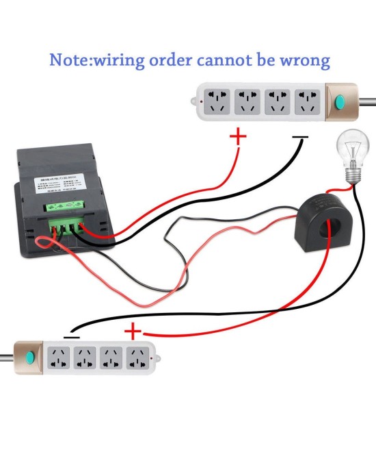 Monitor de energia AC 110V/220V 100A monofasico
