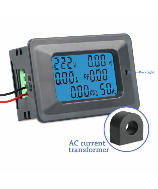 Monitor de energia AC 110V/220V 100A monofasico