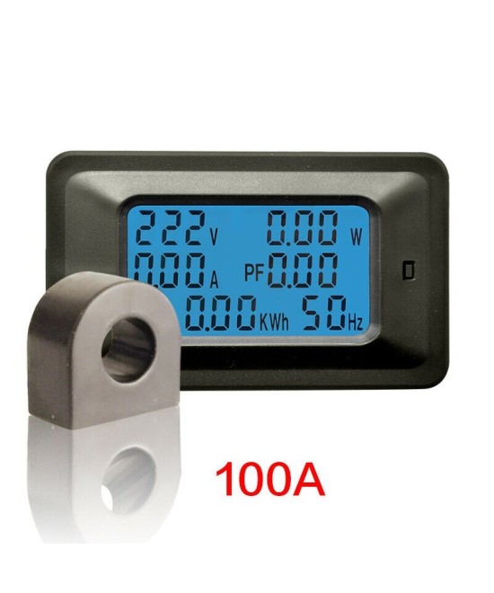 Monitor de energia AC 110V/220V 100A monofasico