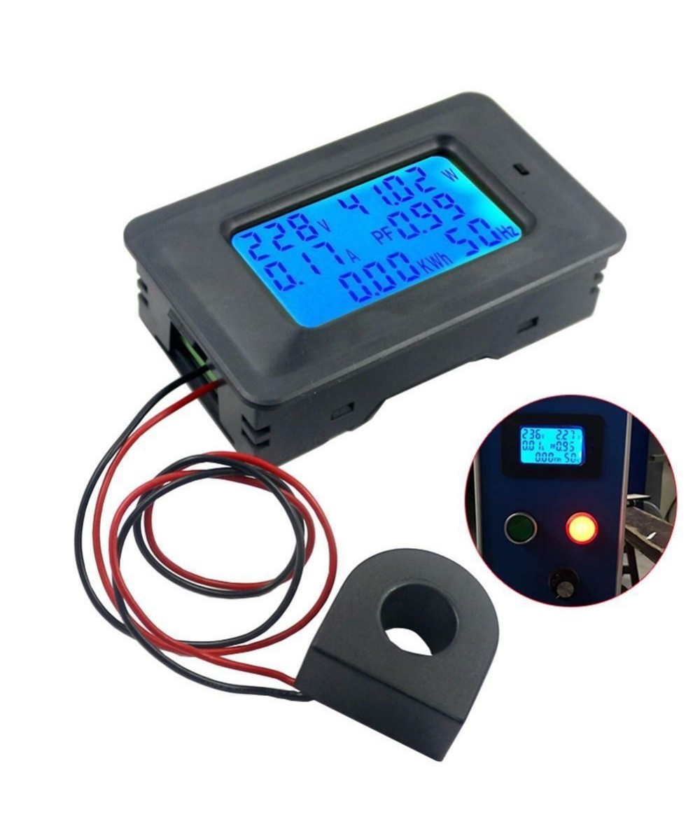 Monitor de energia AC 110V/220V 100A monofasico
