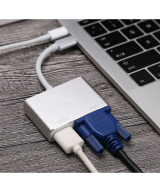 Adaptador USB-C a HDMI/ VGA