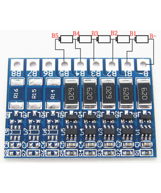 Cargador de bateria de litio BMS 5S 21V 18650