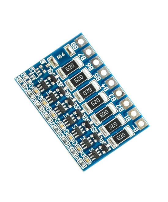 Cargador de batería de litio BMS 7S 29.4V 4.2V 18650