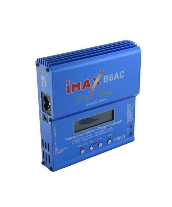 Cargador de batería tipo LiPo IMAX B6 AC 80W 6A 5000mAh