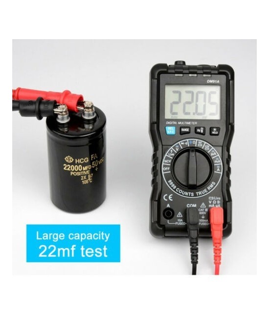 Multimetro digital autorango Mestek DM91A