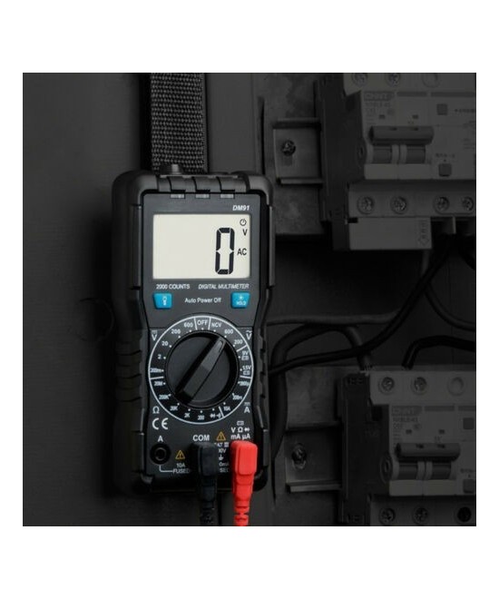 Multimetro digital autorango Mestek DM91A